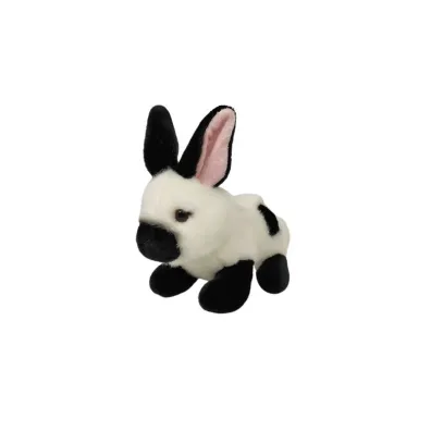 Kr�lik bia�o-czarny 19cm Dubi