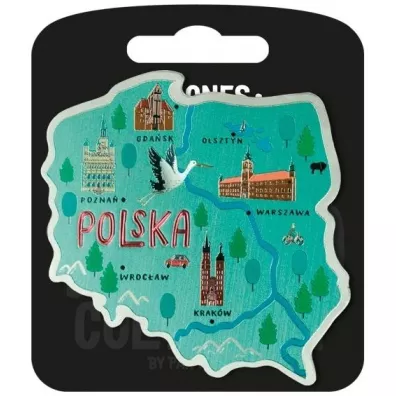 Pan Dragon Magnes I love Poland Polska ILP-MAG-A-PL-03