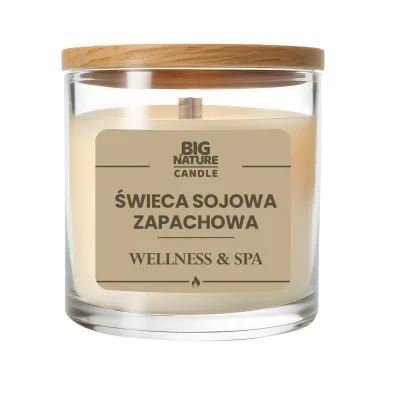 Big Nature �wieca sojowa o zapachu WELLNESS&SPA 155 g