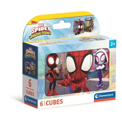 Spiderman Klocki obrotowe 6 el. Spidey
