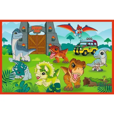 Puzzle 2x24 el. Ma�e dinozaury Trefl