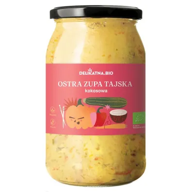 Zakwasownia Zupa tajska ostra kokosowa 900 ml Bio