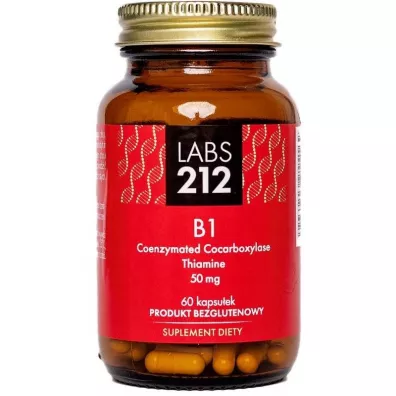 Labs212 Witamina B1 Kokarboksylaza z Tiamin� Suplement diety 60 kaps.