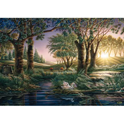 Puzzle 1000 el. PQ Terry Redlin Magia Poranka Schmidt