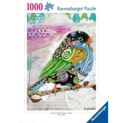 Puzzle 1000 el. 2D Zakr�cony ptak Ravensburger