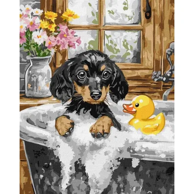 Ideyka Malowanie po numerach - Dzie� k�pieli 40x50cm