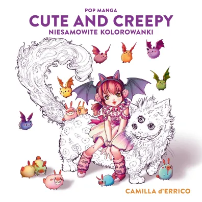 Pop manga cute and creepy. Niesamowite kolorowanki - Camilla  D`Errico