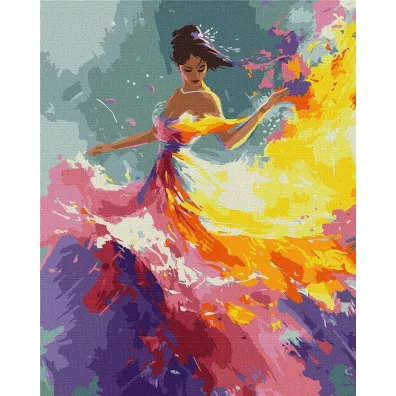 Ideyka Malowanie po numerach - Elegancka ksi�niczka 40x50cm