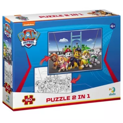 Puzzle 60 el. Paw Patrol 2 in 1 Dodo