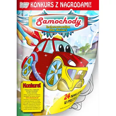 Samochody. Kolorowanka dla dzieci