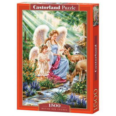 Puzzle 1500 el. Making New Friends Castorland