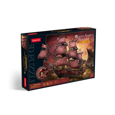Cubic Fun puzzle 3D Okr�t piracki Zemsta Kr�lowej Anny Dante