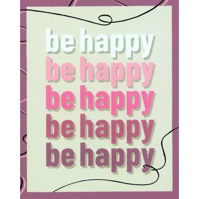 Malowanie po numerach CreArt - Be happy Ravensburger