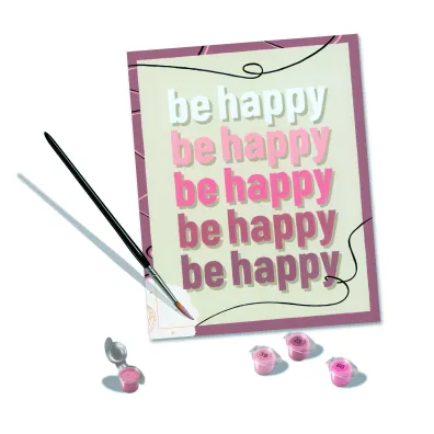 Malowanie po numerach CreArt - Be happy Ravensburger