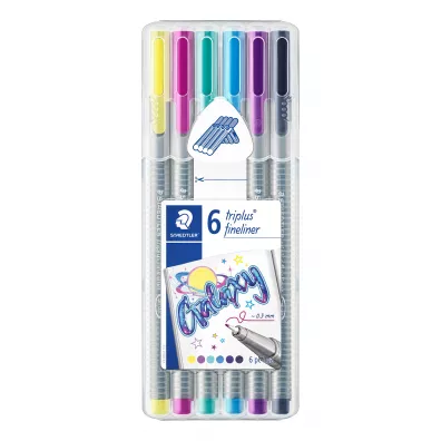 Staedtler Cienkopis Triplus GALAXY w etui 6 szt.