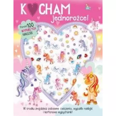 Kocham jednoro�ce. Ponad 100 wypuk�ych naklejek