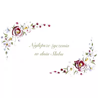 Mak Karnet �lub DL S29 - Najlepsze �yczenia