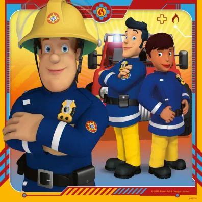 Puzzle 3x49 el. Stra�ak Sam na ratunek! Ravensburger