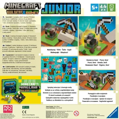 Builders and Biomes Jr Minecraft Ravensburger