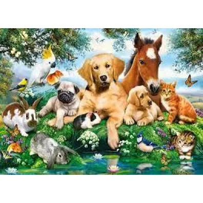 Puzzle 200 el. Letni przyjaciele Castorland