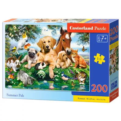 Puzzle 200 el. Letni przyjaciele Castorland