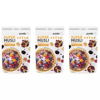 Purella Supermusli Odporno Zestaw 3 x 200 g