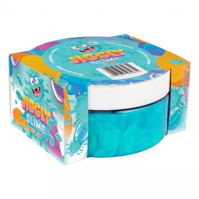 Jiggly Slime turkusowy per�owy 200g Tuban