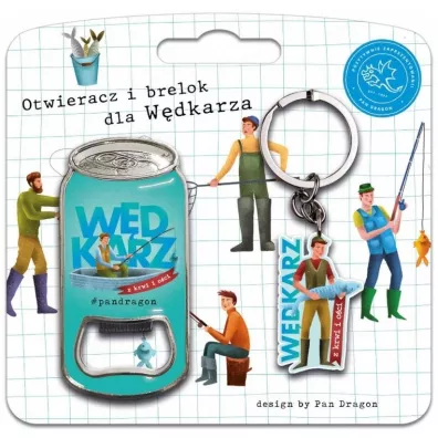 Zestaw brelok + otwieracz dla w�dkarza