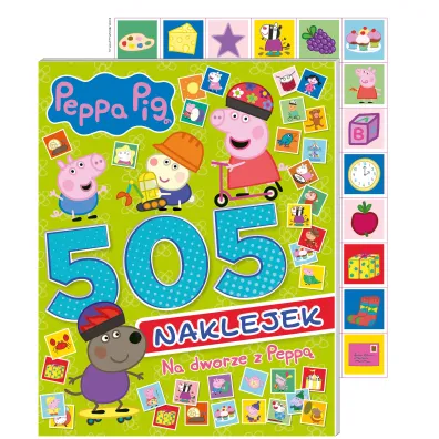 Peppa Pig. 505 naklejek cz�� 5. Na dworze z Pepp�