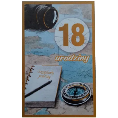 AbCard Kartka okoliczno�ciowa Urodziny 18