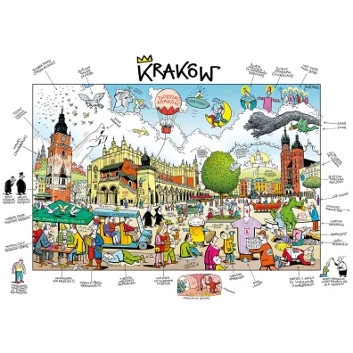 Puzzle 1000 el. Krak�w MDR