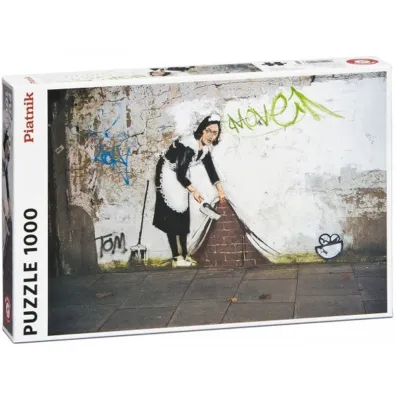 Puzzle 1000 el. Pokoj�wka Banksy Piatnik