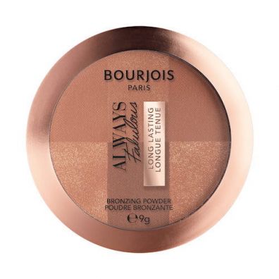 Фото - Пудра й рум'яна Bourjois Always Fabulous Bronzing Powder bronzer uniwersalny rozświetlający 002 Dark 9 g 