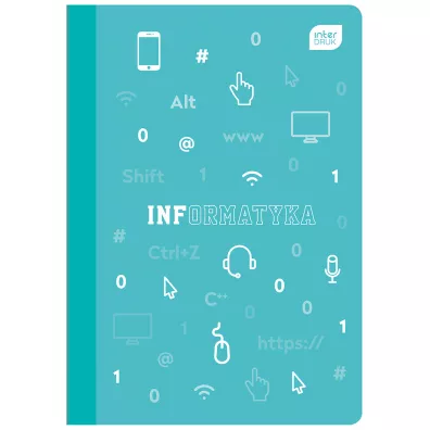 Interdruk Zeszyt A5 PP Informatyka kratka 60 kartek