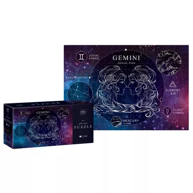 Puzzle 250 el. Zodiac Signs 3 Gemini Interdruk