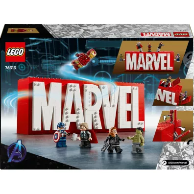 LEGO Marvel Logo MARVEL z minifigurkami 76313