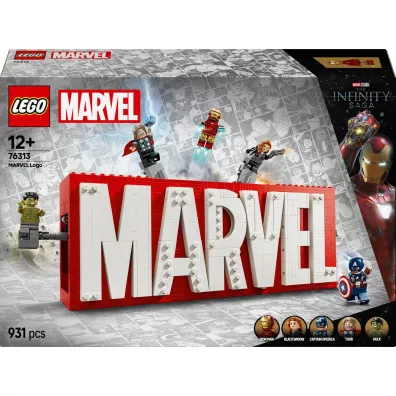 LEGO Marvel Logo MARVEL z minifigurkami 76313