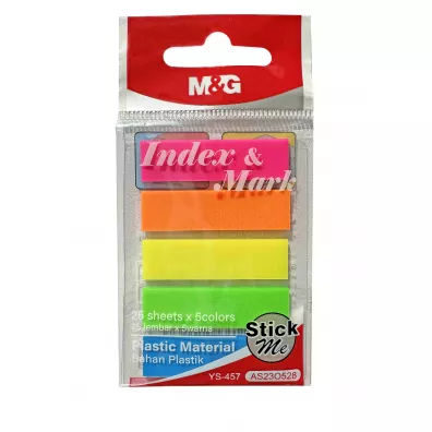 M&G Zak�adki indeksuj�ce fluo 5 kolor�w 25 szt.