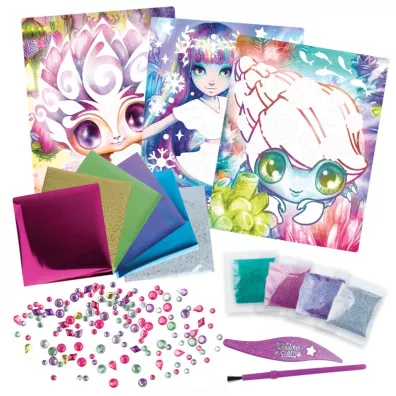 Album do scrapbookingu z foli� i brokatem Marinia Nebulous Stars