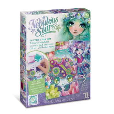 Album do scrapbookingu z foli� i brokatem Marinia Nebulous Stars