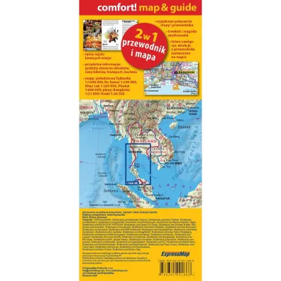 comfort!map&guide Tajlandia Po�udniowa 2w1 1:160 000