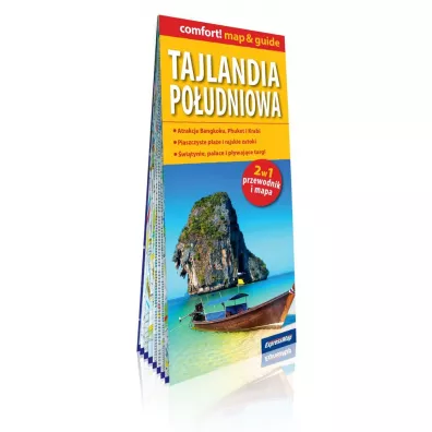 comfort!map&guide Tajlandia Poudniowa 2w1 1:160 000 - Katarzyna Byrtek