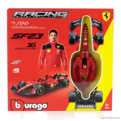 Bburago bolid f1 ferrari sf-23 charles leclerc 1:24 bburago do z�o�enia