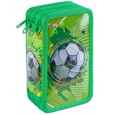 Gimboo Pi�rnik z wyposa�. 3-komorowy Soccer zielony