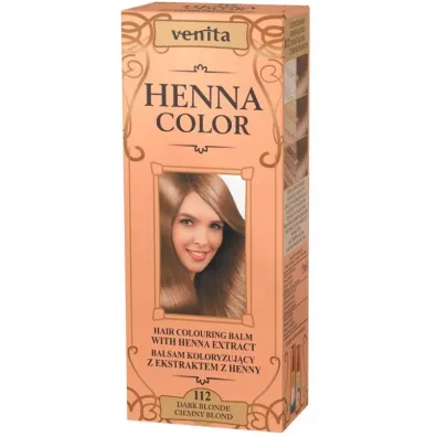 Venita Henna Color balsam koloryzuj�cy z ekstraktem z henny 112 Ciemny Blond 75 ml