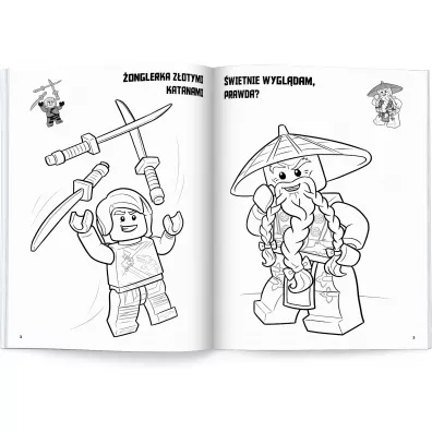 KOLOROWANKA A4 LEGO NINJAGO NAKLEJ AM