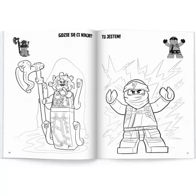 KOLOROWANKA A4 LEGO NINJAGO NAKLEJ AM