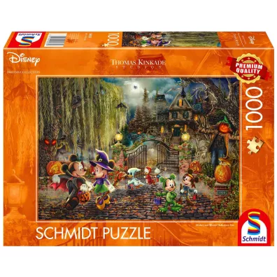 Puzzle PQ 1000 Myszka Miki&Minnie na Halloween G3 Schmidt Spiele-Puzzle