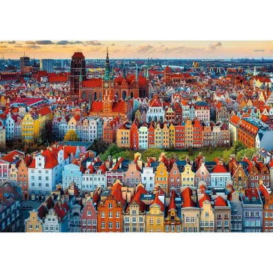 Puzzle 1000 el. Widok na Gda�sk, Polska Trefl