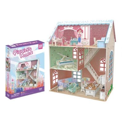 Puzzle 3D Pianist's Home Domek dla lalek Cubic Fun